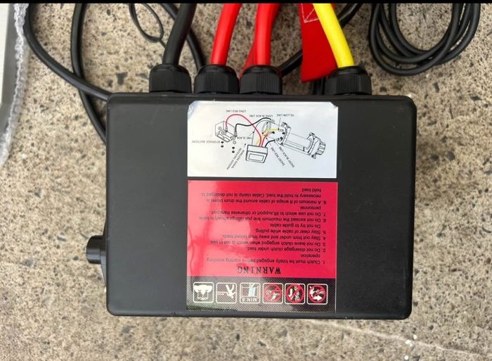 Electric Winch 13500 LBS/ 6123KG 12V 27M/92FT Synthetic Tow Rope