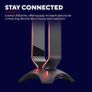 Headset STAND - RGB Gaming USB ports - Universal Fit - 1.5m Cable - xbox PC sony playstation ps5 etc BRAND NEW - LED Image 2