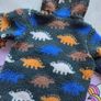 4-5years. Jojo Maman Bebe Dinosaur Fleece Jacket Image 5