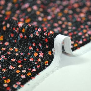 3 meters of viscose and lurex fabric