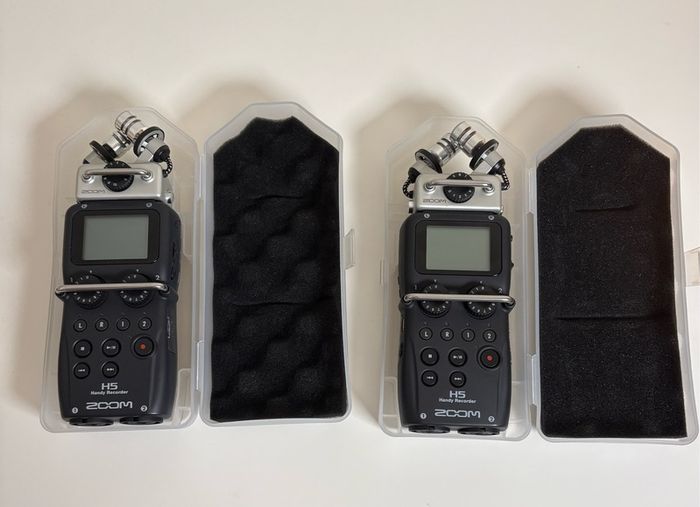 Zoom H5 Audio recorder, SD Card & hard case