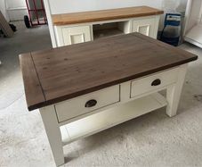 Distressed Wood Coffee Table