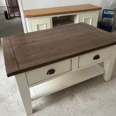 Distressed Wood Coffee Table