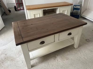 Distressed Wood Coffee Table
