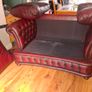 Leather Chesterfield 3 piece suite ( 3-2-1 with sprung pullout bed) Image 9