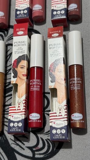 The balm lipglosses new