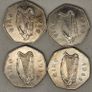 Ireland 1988 50p Dublin Millennium Uncirculated Coin Lot x4 Image 2