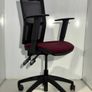 Black and red office chairs Image 6