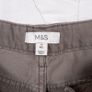 Marks & Spencer Brown Khaki Wide Leg Palazzo Trousers Jeans 16UK/44EU Image 3