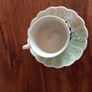 Victorian Remember Me Ceramic Tea cup and saucer. Image 5