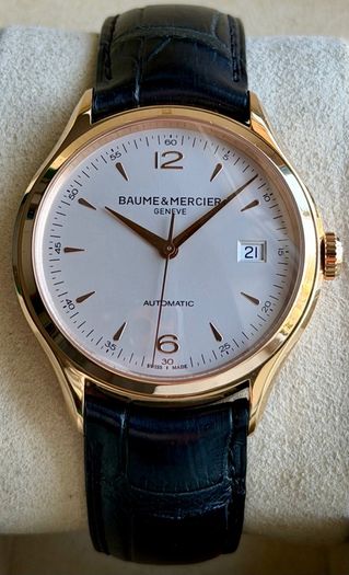 Baume & Mercier Clifton 18K Gold Watch