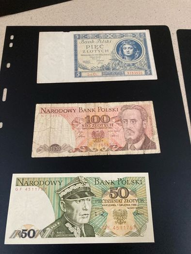Poland banknotes lot of 6