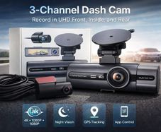 3 way Dash Cam (Taxi)