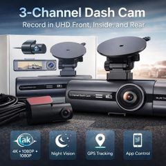 3 way Dash Cam (Taxi)