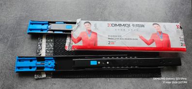 Drawer soft close Slides Set with Ball Bearing Sections 300mm