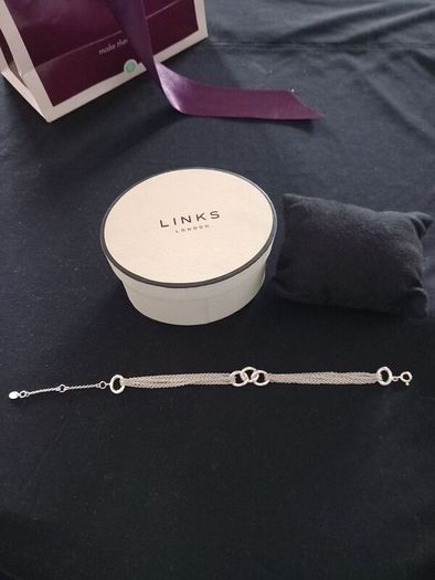 Genuine Links of London Sterling Silver bracelet, Never worn