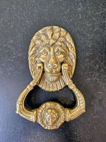 Solid Brass Lion Door Knocker