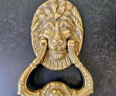 Solid Brass Lion Door Knocker