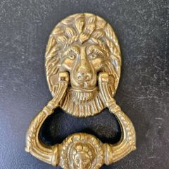Solid Brass Lion Door Knocker