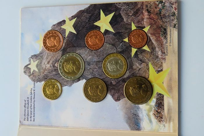 United Kingdom euro Patten coins set 2002