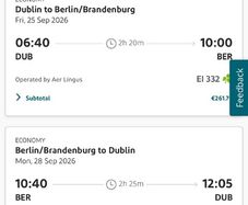 Berlin Marathon Flights