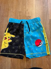 BNWT Pokemon Swim Shorts Age 6-7