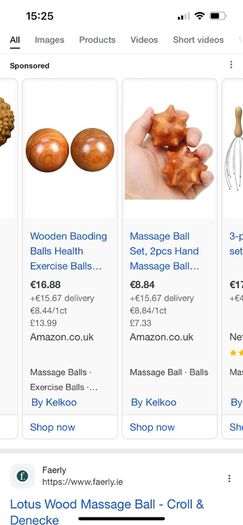 massage wood balls