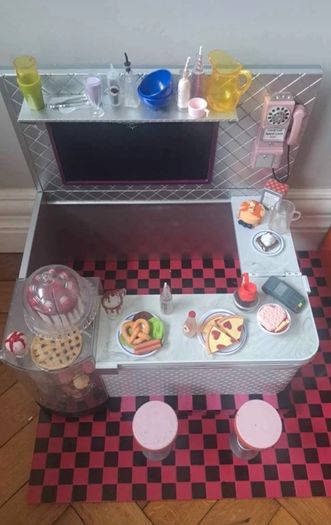 Our Generation American Diner with Doll, Food and Accessories