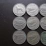 12 Irish 6 pence coins (1939-1949) Image 2