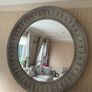 Large Ornate Circular Mirror Metal Image 2