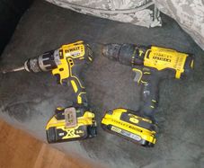 DeWalt Brushless Drill + Stanley Fatmax Drill
