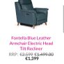 Leather 3 seater and 2 one seaters Image 2