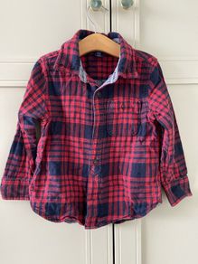 Baby Gap long sleeve check shirt up to 3 years