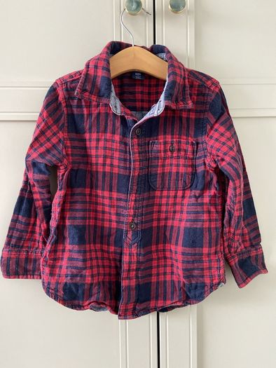 Baby Gap long sleeve check shirt up to 3 years