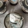 Vintage Japanese Black Moriage Dragonware Teapot Set Image 5