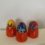 Handpainted Wooden Ovoids Image 2