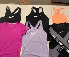Nike sports tops x 6 - women