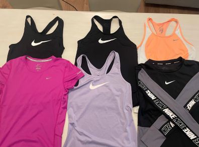 Nike sports tops x 6 - women