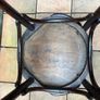A vintage 1920s Thonet style bentwood chair with armrests. Image 4