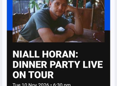 Niall Horan Standing Tickets