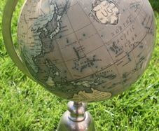 Vintage Globe 16" x 8"