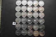 30 Irish 5 pence coins (1993-2000). Nice Condition!