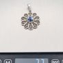 800 Silver Vintage Dutch Filigree Delfth Pendant Image 8