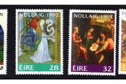 1992 Ireland Christmas Commemorative Stamps Mint Never Hinged (MNH)