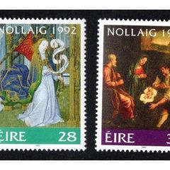 1992 Ireland Christmas Commemorative Stamps Mint Never Hinged (MNH)