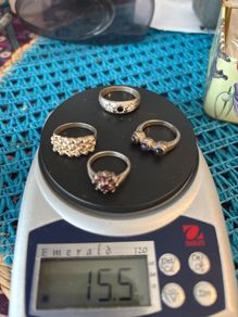 jewellery  silver rings  22 euros each