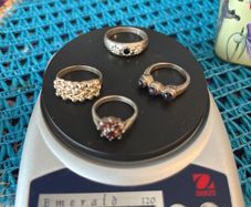 jewellery  silver rings  22 euros each