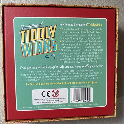 Traditional Tiddly Winks