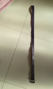 Vintage Purple Leather Belt