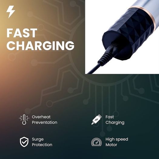 NEW SALE | Professional Dog Grooming Kit - Low Noise Pet Clipper with 2 Speed Settings, Ceramic Blades, USB Charging, LED Display and 8 Comb Attachments